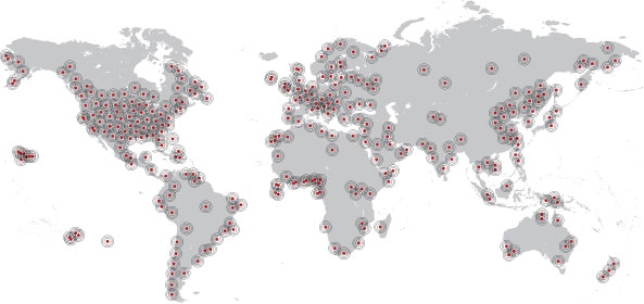 Fleet Range Map