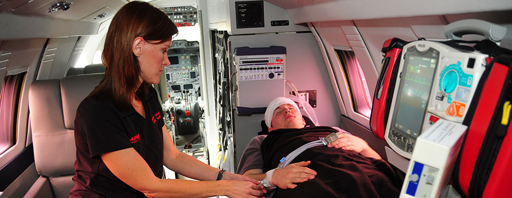 AirMed assisting bedside